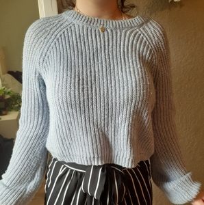 Baby Blue Knitted Sweater